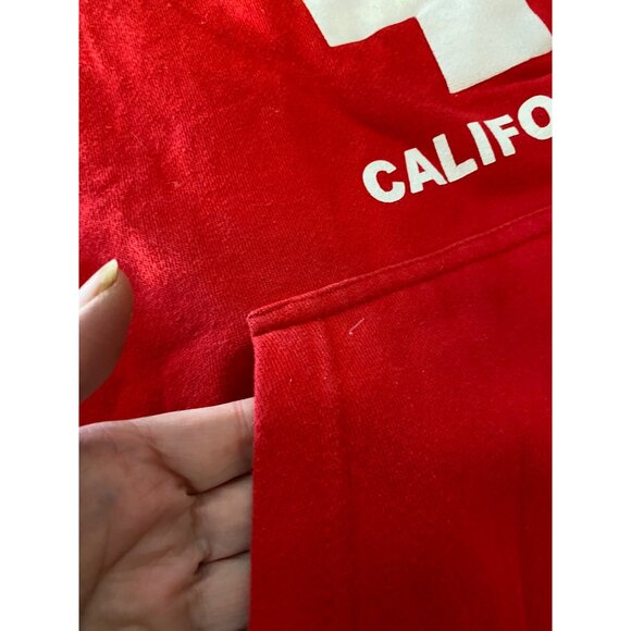 Lifeguard California Red Hoodie Sweatshirt Officially Licensed Medium - Picture 5 of 9